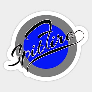 Spitfire Blue Sticker